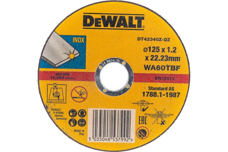 Круг отрезной по металлу DeWALT DT42340Z INDUSTRIAL
